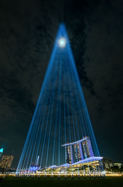 Shine A Light: New Light Show At MBS With 60 Laser .